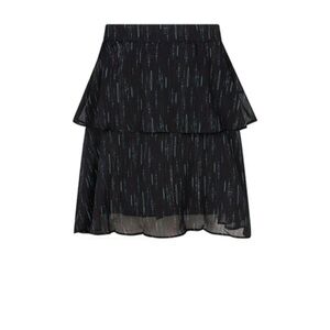 lofty manner Amsterdam Skirt Piper Silver Crystal Print Women size M black green